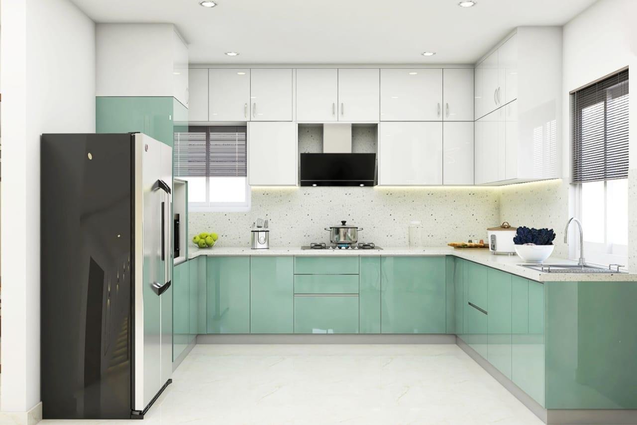 Aluminium Frame Modular Kitchens