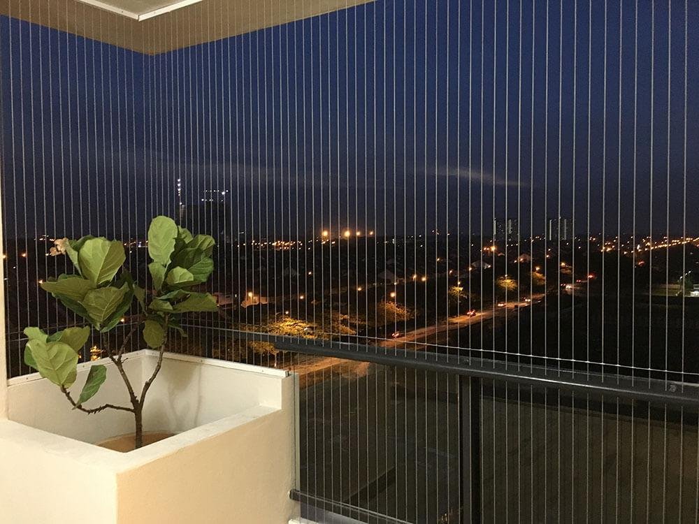 High-Tensile Invisible Balcony Grills